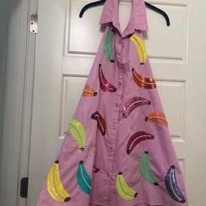 Scattered banana dress